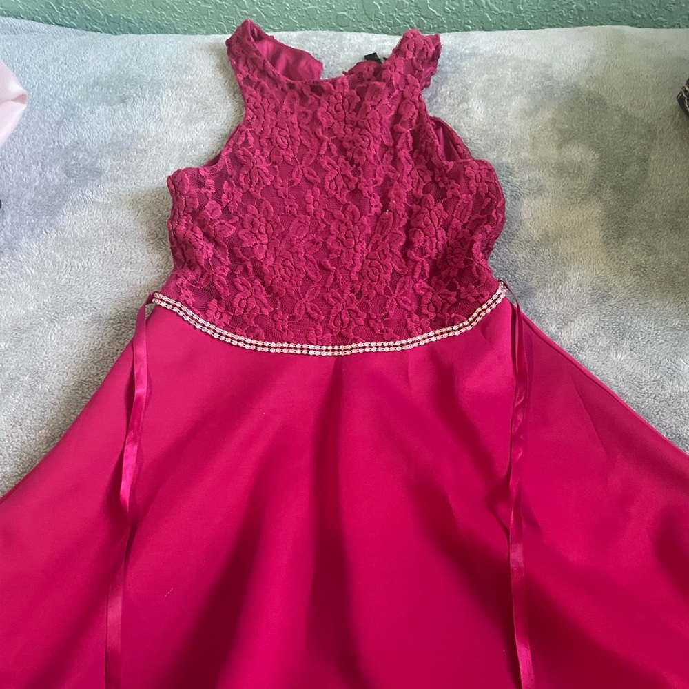 Red Formal Kids Dress